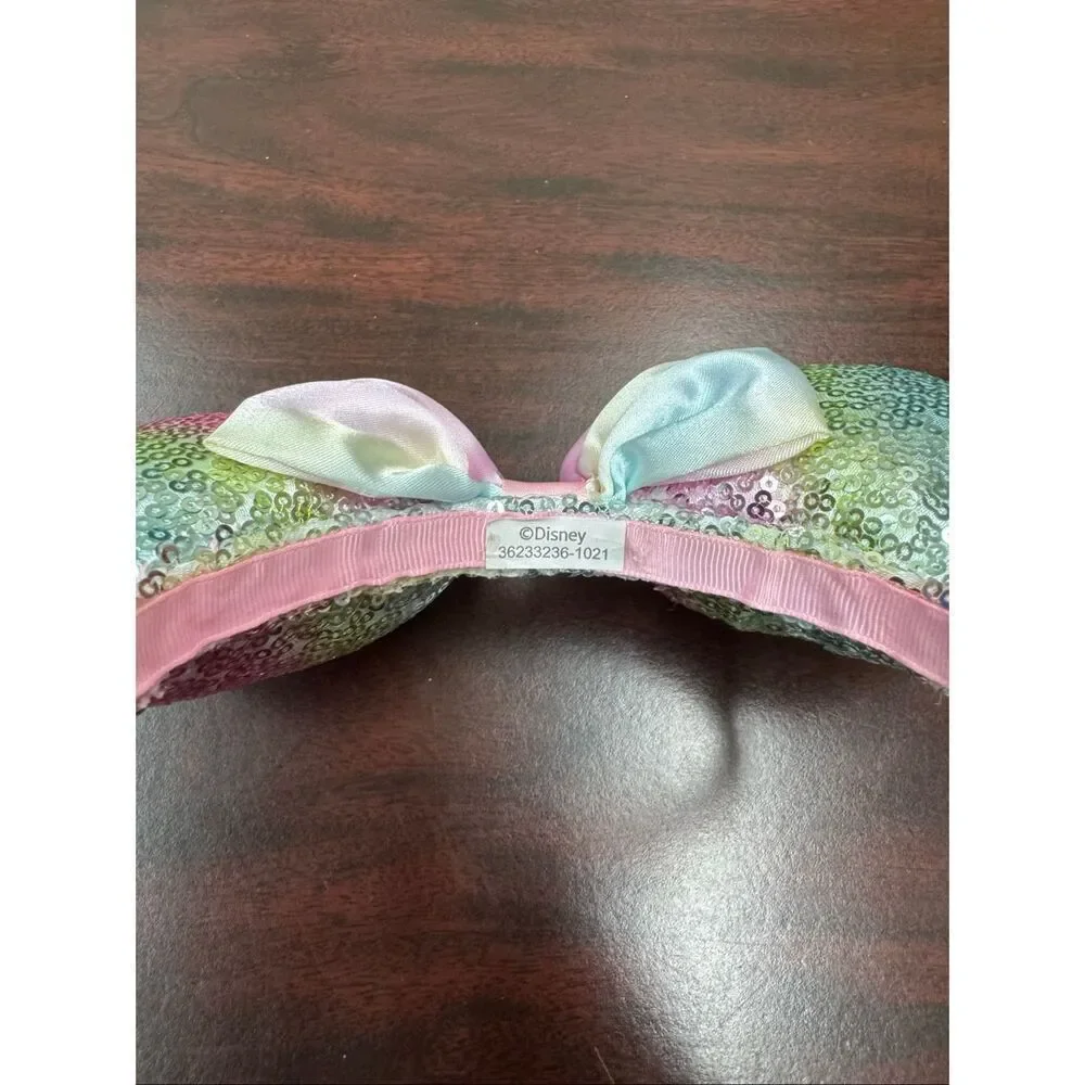 Disney Kids Minnie Mouse Pastel Sequin Ears Headband